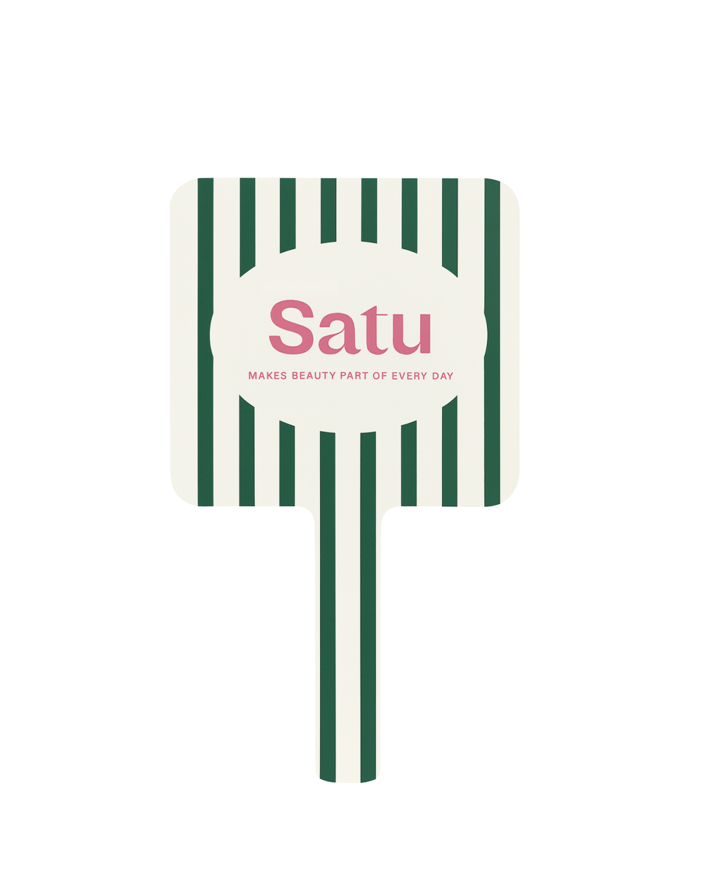 SATU 质感条纹手持镜