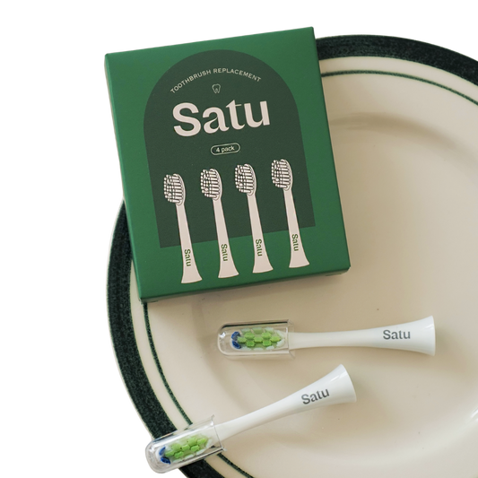 SATU TWO 电动牙刷补充包 白