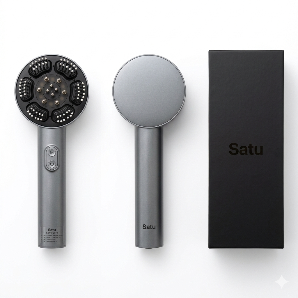SATU Lumi Care 红光按摩梳