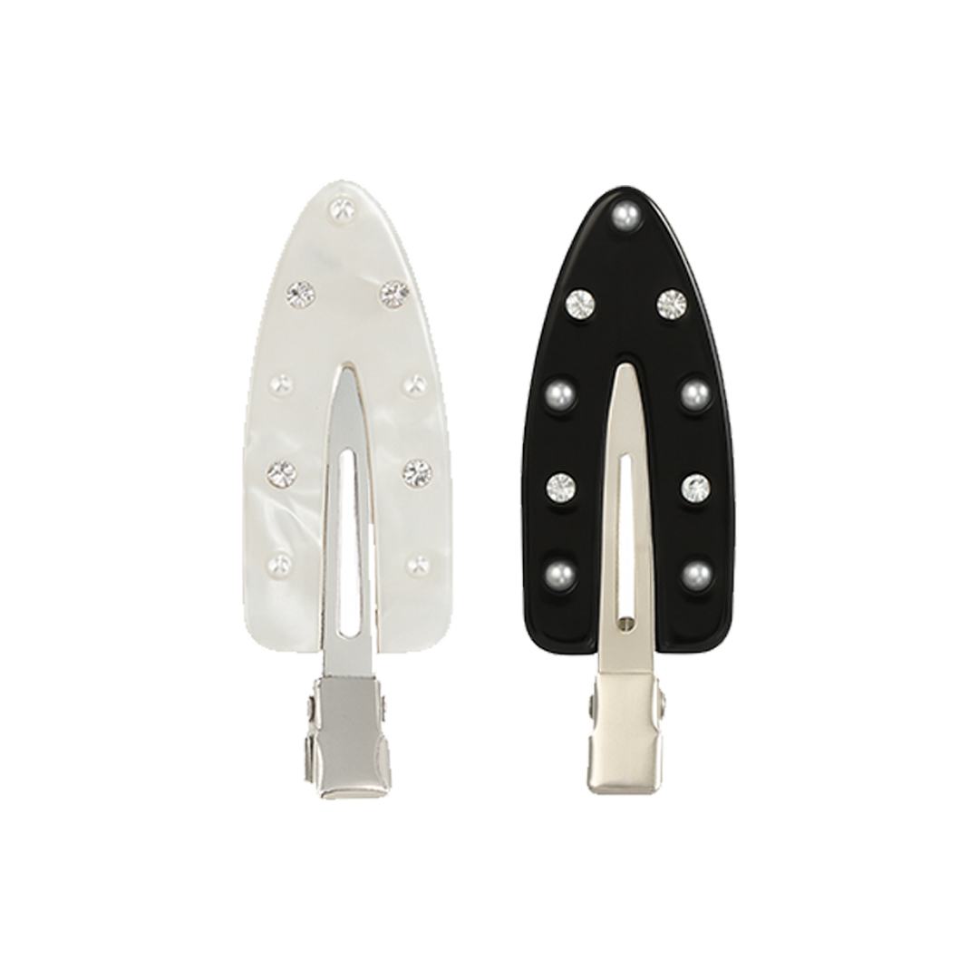 SATU 双色無痕小发夹