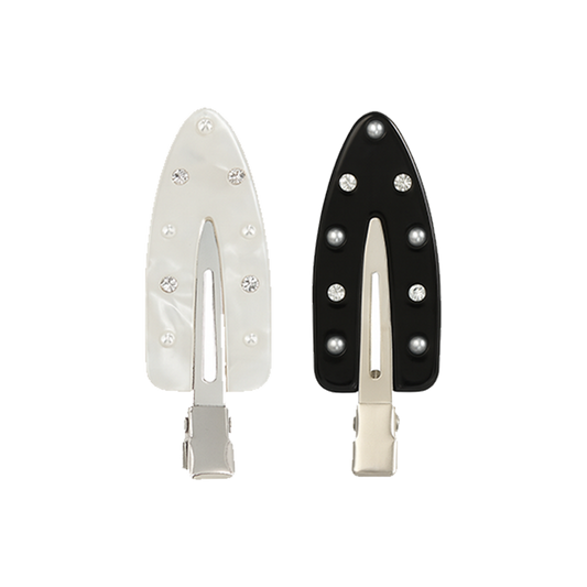 SATU 双色無痕小发夹