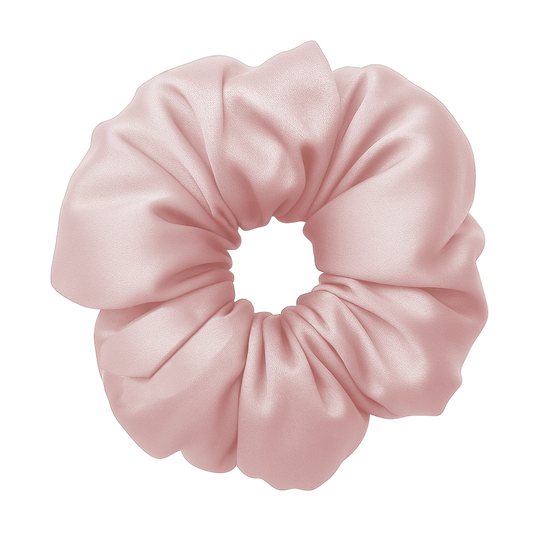 SATU Strawberry Puff 100%真丝发圈 草莓粉