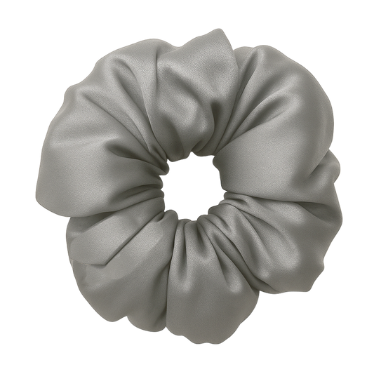 SATU Strawberry Puff 100%真丝发圈 芝麻灰